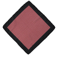 Dark Red Patterned Handkerchief