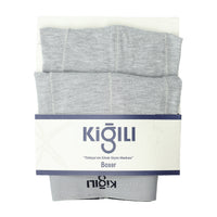 Light Gray 2-Pack Cotton Lycra Comfortable Flexible Boxer Shorts Set