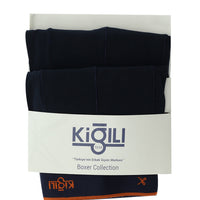 Dark Navy Blue 2-Pack Cotton Lycra Comfortable Stretch Boxer Set