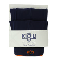 Light Navy Blue 2-Pack Cotton Boxer Shorts Set