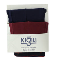 Medium Navy Blue 2-Pack Cotton Boxer Shorts Set