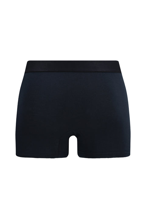 Navy Blue 3-Pack Cotton Lycra Comfortable Flexible Boxer Set
