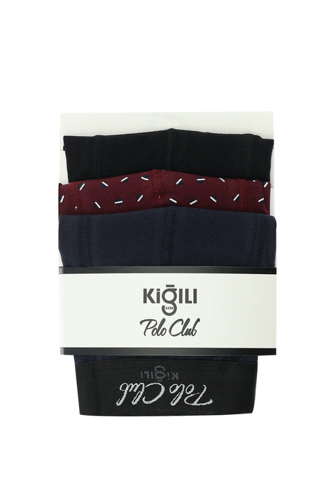 Colorful 3-Pack Cotton Boxer Shorts Set