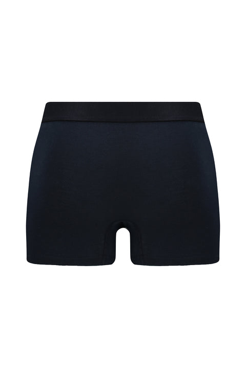 Lacivert Premium 5'li Pamuklu Likralı Rahat Esnek Boxer Seti (Damat Bohçası - Çeyiz Seti)