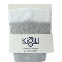Light Gray 2-Pack Cotton Boxer Shorts Set