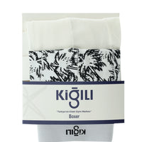 White 2-Pack Patterned Cotton Boxer Set