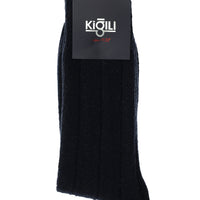 Dark Navy Single Wool Thermal Socks