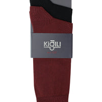 Dark Burgundy 2-Pack Cotton Socks