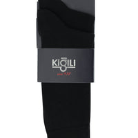 Black 2-Pack Plain Cotton Socks Set