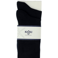 Navy Blue 2-Pack Cotton Socks (No Elastic)