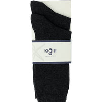 Light Anthracite Melange 2-Pack Plain Socks