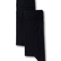 Navy Blue 2-Pack Cotton Lycra Stretch Plain Sock Set