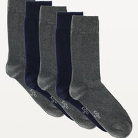 Colorful 5-Pack Cotton Lycra Stretch Seamless Sock Set