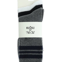 Colorful 3-Pack Long Men's Seamless Tennis Socks Set