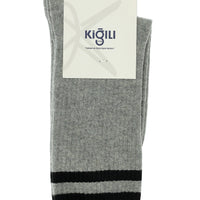 Dark Black 2-Pack Cotton Men's Tennis Socks Set