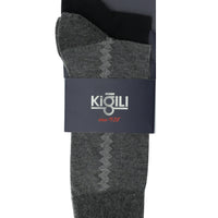Black 2-Pack Patterned Cotton Socks Set