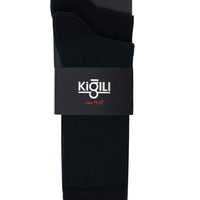 Medium Navy Blue 2-Pack Patterned Cotton Socks Set