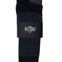 Medium Navy Blue 2-Pack Patterned Cotton Socks Set