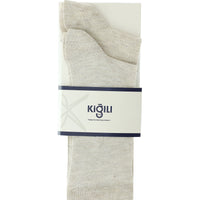 White 2-Pack Cotton Patterned Sock Set