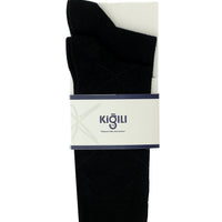 Light Black 2-Pack Cotton Patterned Sock Set