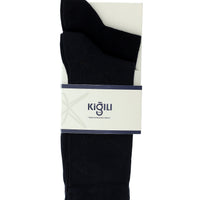 Light Navy Blue 2-Pack Cotton Patterned Sock Set