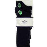 Navy Blue 2-Pack Bamboo Blend Patterned Socks