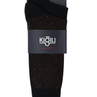 Black 2-Pack Patterned Cotton Socks Set