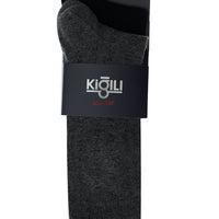 Black 2-Pack Patterned Cotton Socks Set