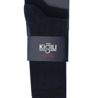 Medium Navy Blue 2-Pack Patterned Cotton Socks Set