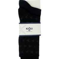 Light Black 2-Pack Cotton Patterned Sock Set