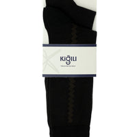 Medium Brown 2-Pack Cotton Patterned Socks