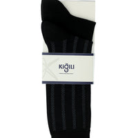 Light Black 2-Pack Cotton Patterned Sock Set
