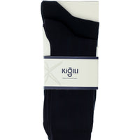 Navy Blue 2-Pack Cotton Patterned Socks