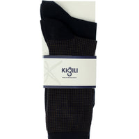 Light Navy Blue 2-Pack Cotton Patterned Sock Set
