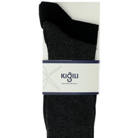 Light Anthracite 2-Pack Cotton Patterned Sock Set