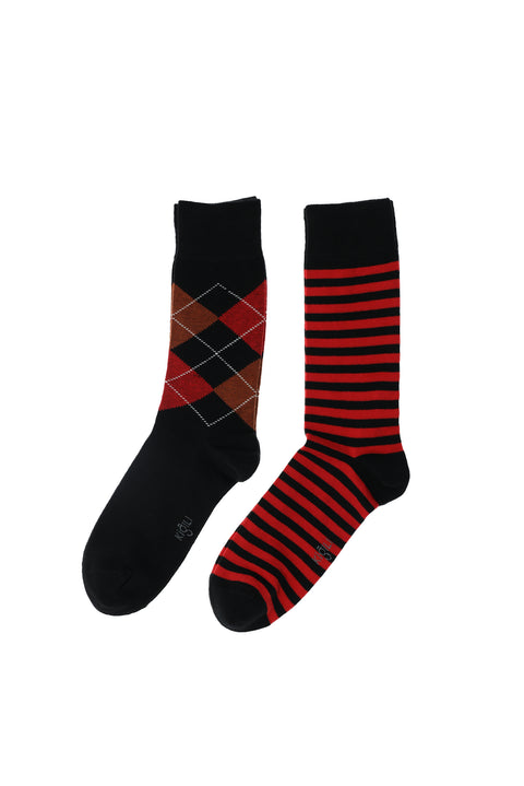 Colorful 7-Pack Patterned Cotton Sock Set