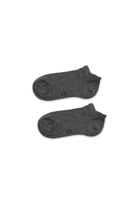 Medium Gray 2-Pack Cotton Sports Socks Set
