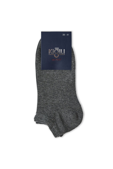 Medium Gray 2-Pack Cotton Sports Socks Set