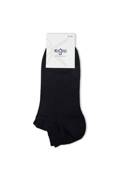 Dark Navy Blue 2-Pack Cotton Sports Socks Set