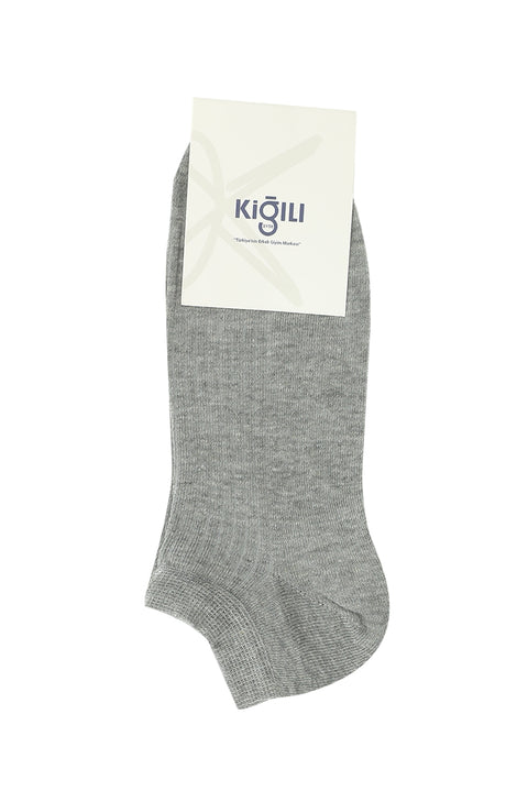 Medium Grey Melange 2-Pack Cotton Sports Socks Set