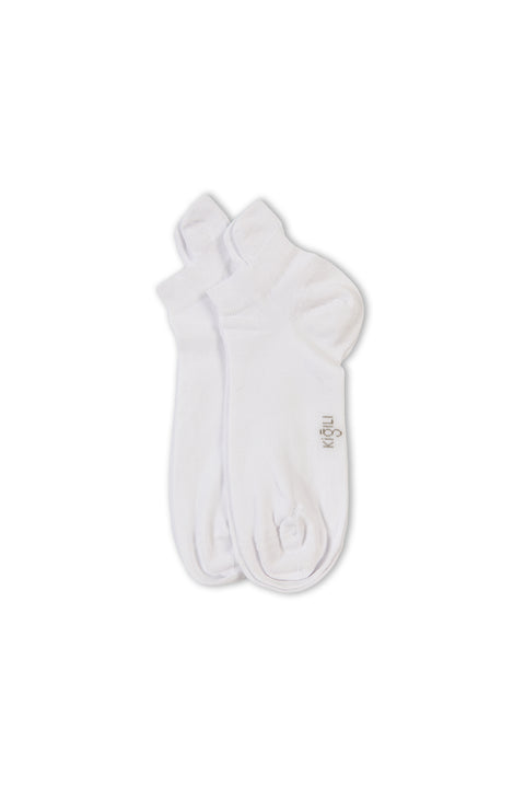 White 2-Pack Cotton Sports Socks Set