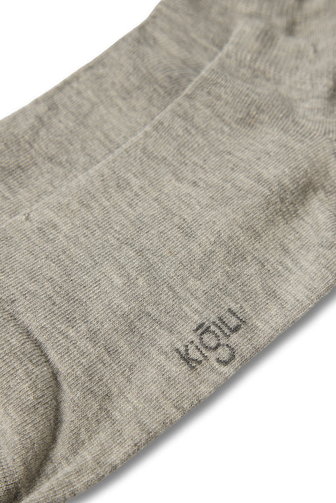 Medium Grey Melange 2-Pack Ankle Socks