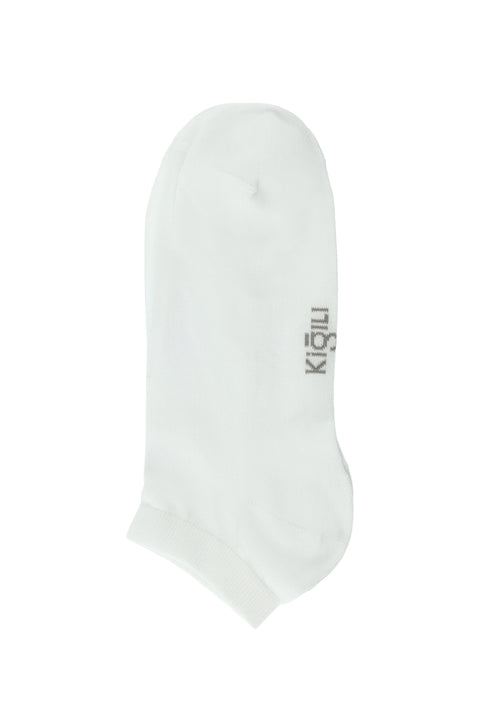 White 5-Pack Plain Cotton Sports Socks Set