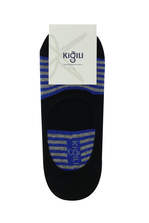 Black 2-Pack Patterned Loafer Cotton Sock Set
