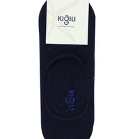 Navy Blue 2-Pack Patterned Loafer Cotton Socks Set