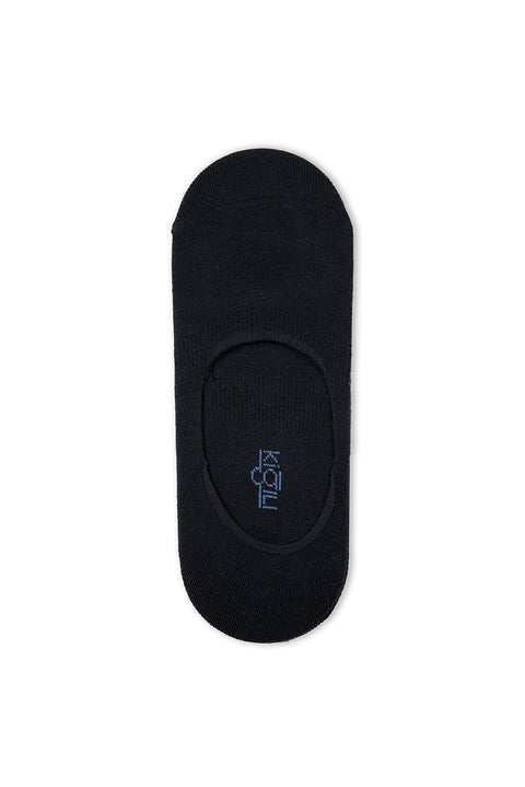 Medium Navy Blue 2-Pack Cotton Loafer Socks