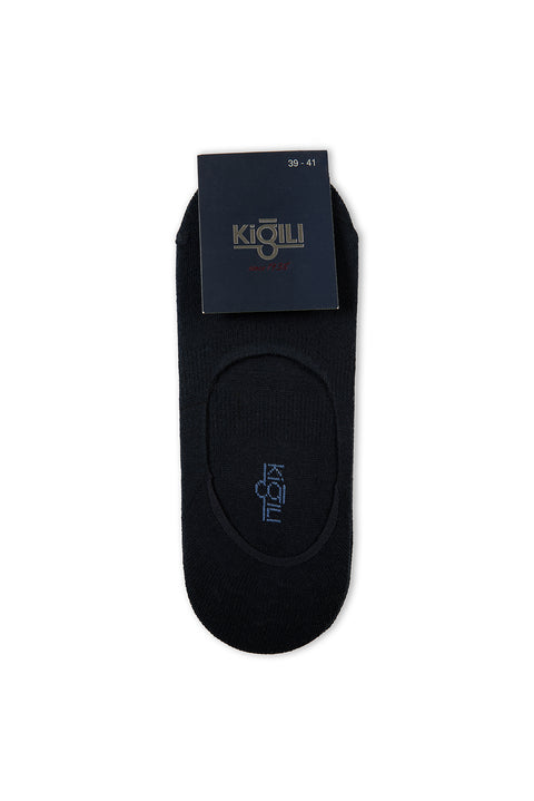 Medium Navy Blue 2-Pack Cotton Loafer Socks