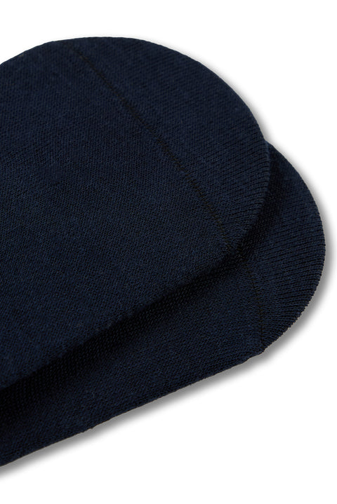 Navy Blue 2-Pack Cotton Loafer Socks