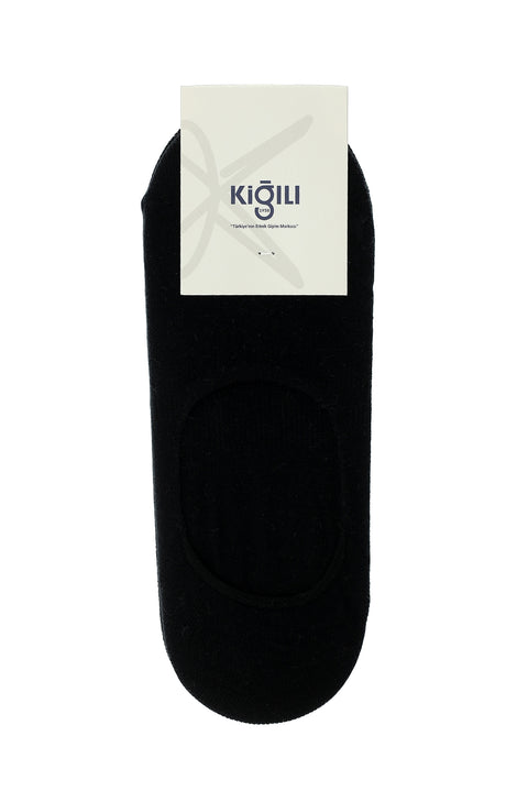 Black 2-Pack Cotton Loafer Socks