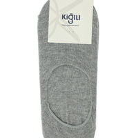 Light Grey Melange 2-Pack Cotton Loafer Socks
